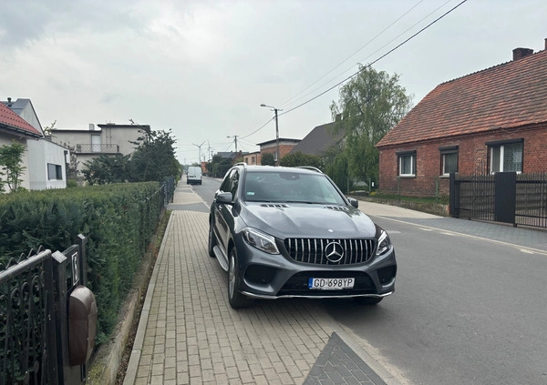 Mercedes-Benz GLE cena 114900 przebieg: 49000, rok produkcji 2017 z Polanów małe 277